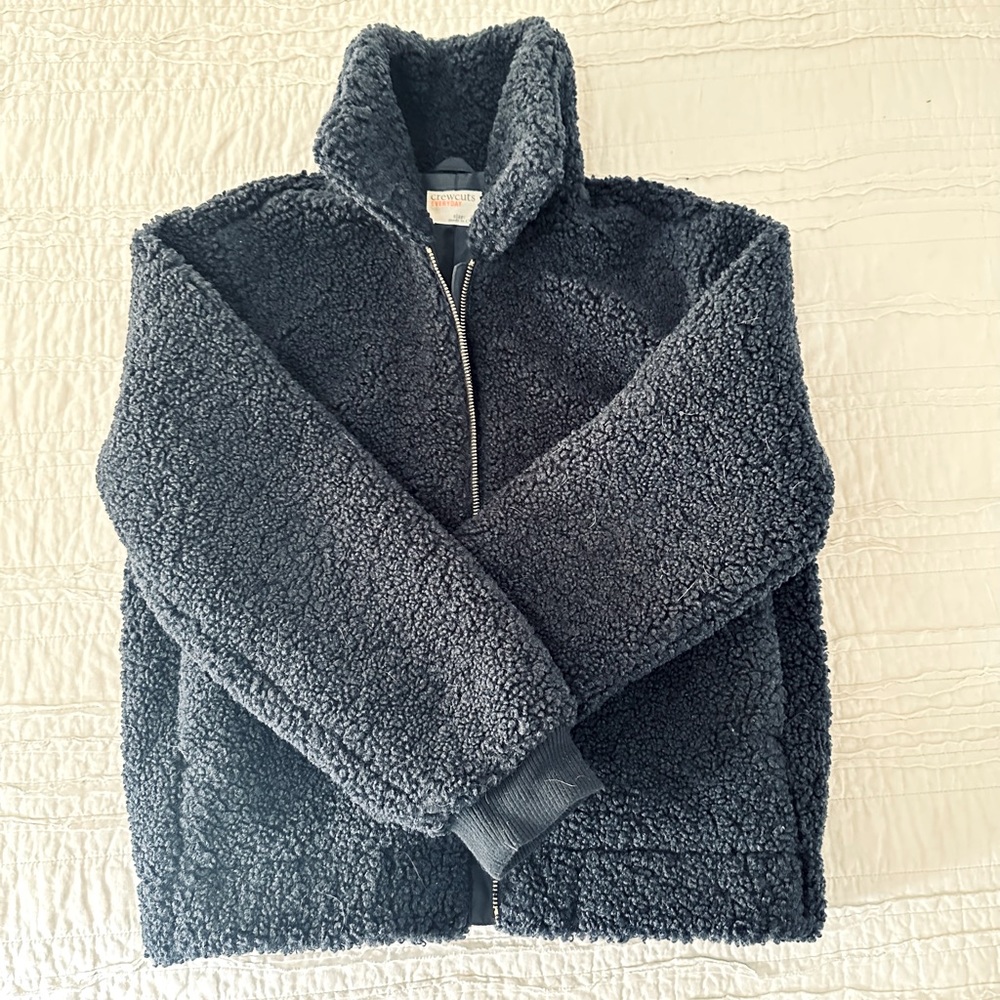 J.Crew Kids *like new* Navy Fleece Jacket